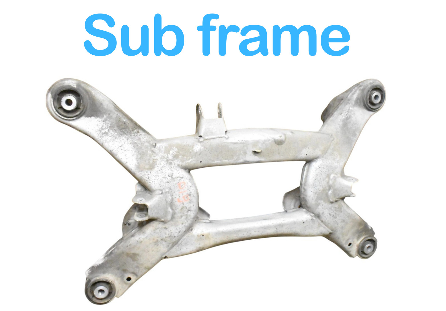 07-11 Bentley Continental Rear Suspension Subframe Crossmember Cross Member Oem