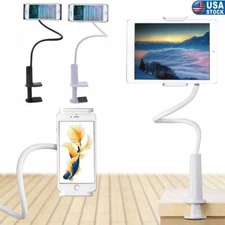 360º Lazy Bed Gooseneck Desk Mount Stand Holder For iPhone iPad Samsung Tablet