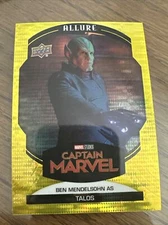 2022 UPPER DECK MARVEL ALLURE YELLOW TAXI #90 Ben Mendelsohn as Talos!