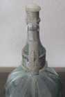RARE Romania Seltzer Bottle Green Faceted Glass APA GAZOASA STAS 3377-52 VTG — photo 3