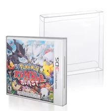 10 Box Protectors For NINTENDO 3DS Video Games Clear Display Cases Sleeves Boxes