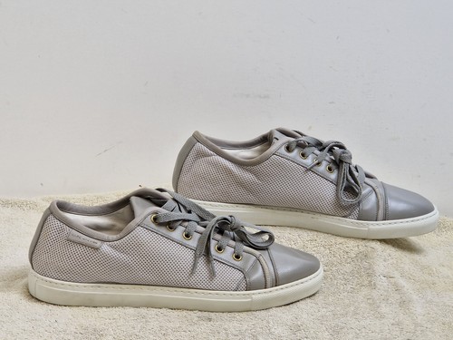 Marc Jacobs Italia Hombre Zapatillas Cuero Gris/Blanco Reino Unido 7 UE 41 - Imagen 2 de 9