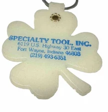 Vintage Fort Wayne Indiana Specialty Tool Advertising Keychain Key Ring Chain
