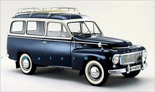 Volvo Pv445 Duett 1958 Classic Swedish Car Vintage Poster Print Retro Style Ad