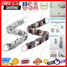 36 Inch Weighted Door Draft Stopper, 2 Pack Cotton Blocker for Energy Savings