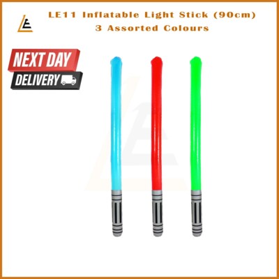 Aufblasbarer Leuchtstab (90 cm) 3 verschiedene Farben