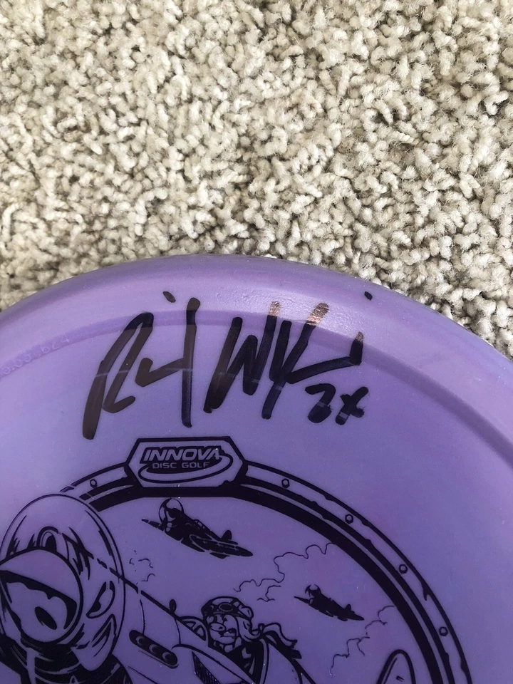 Signed 2021 Ricky Wysocki Tour Series Innova Glow Pro Pig 175g Brand New - Image 3 of 4