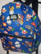 Nintendo 2020 Super Mario Bros 15" Mochila Cremallera Laptop Funda Múltiple...