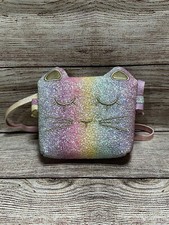 Children  s Girl Kitty Cat Rainbow Snap On Purse NWT FREE SHIPPING