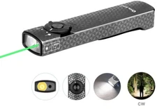 Olight Arkfeld Pinwheel Gunmetal GR Cool White, Green Laser/White Light, 1000Lum