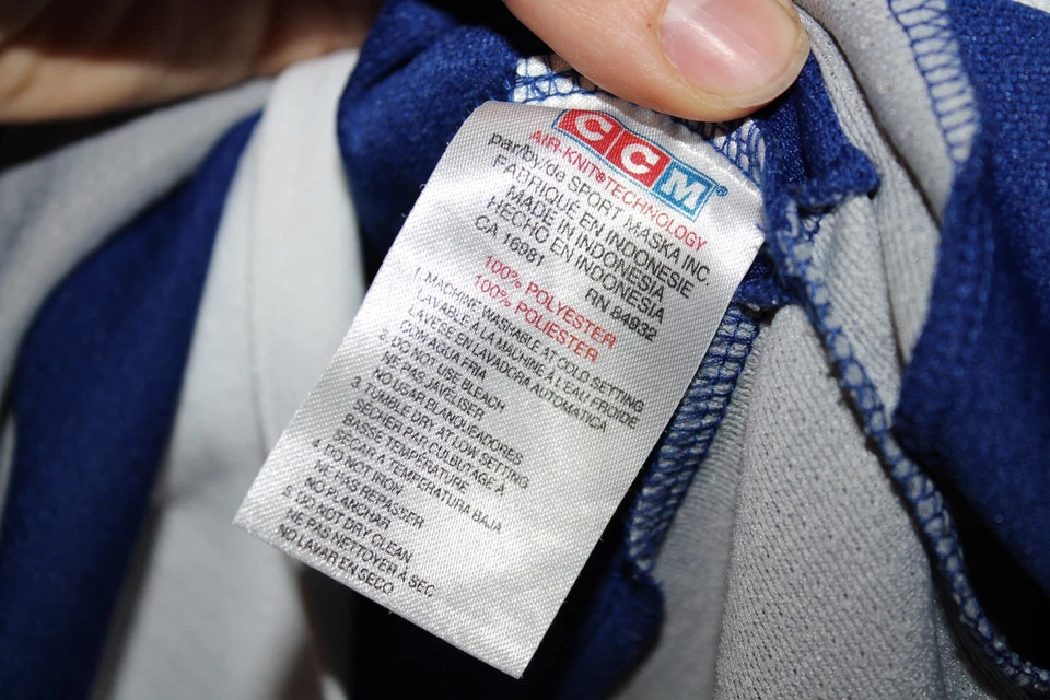 NHL TORONTO MAPLE LEAFS CANADA ICE HOCKEY SHIRT JERSEY MAGLIA CCM BLUE SIZE M - Image 4 of 4