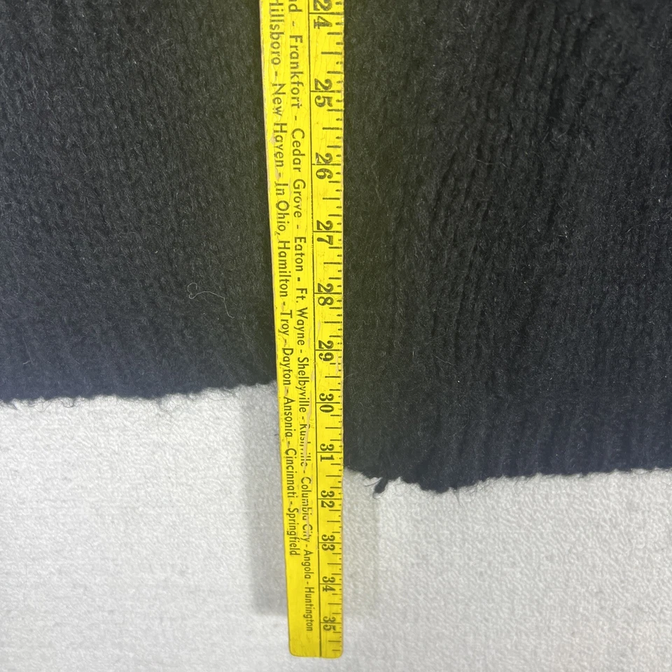 Cárdigan Suéter Zara Tejido Para Mujer Mediano Largo Mezcla Mohair Patrón ZigZag Nórdico Foto 4 de 4