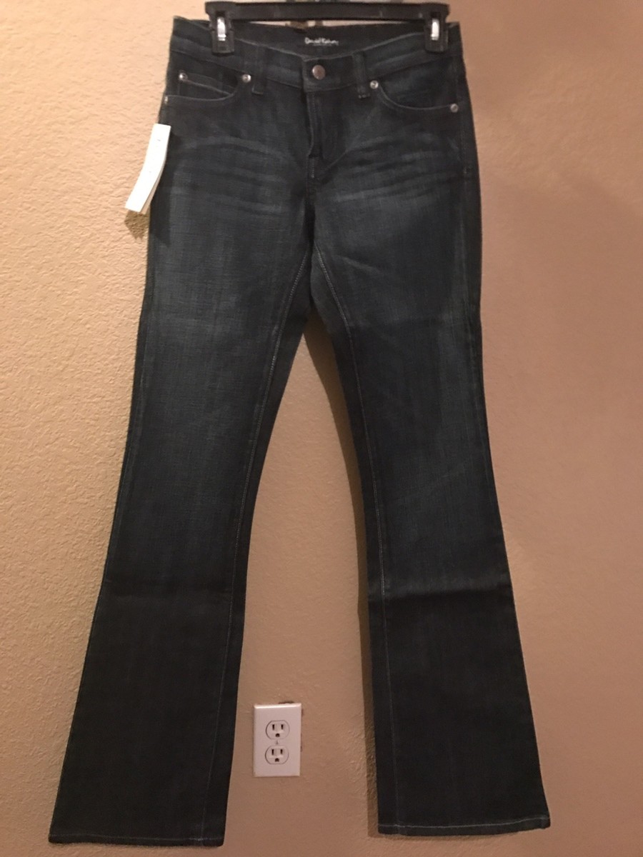 Jeans David Kahn Femme Boot Cut - Taille 28x35, Délavage Moyen, Basse Taille, Neuf Avec étiquettes