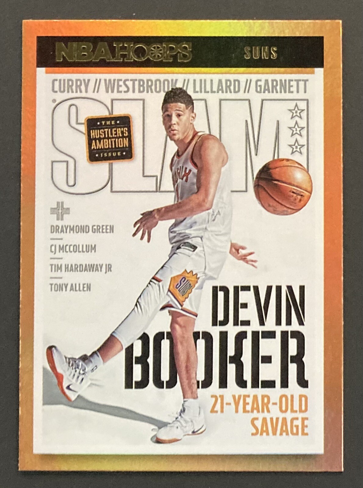 2021-22 Panini NBA Hoops SLAM HOLO #SLAM #213 Devin Booker Phoenix Suns