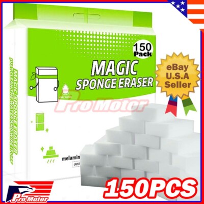 Bulk 150pcs Magic Sponge Eraser Melamine Cleaning Foam Thick Home Washing Tool