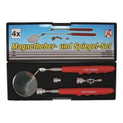 BGS-9197 Magnetheber-und Spiegel-Satz 4-tlg.