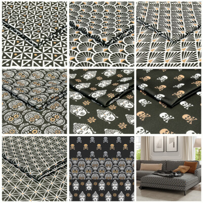 Polsterstoff Dekostoff Geometrisches Muster Möbelstoff Modern Meterware