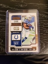 2023 Panini Contenders - Bronze Game Ticket #43 Jonathan Taylor