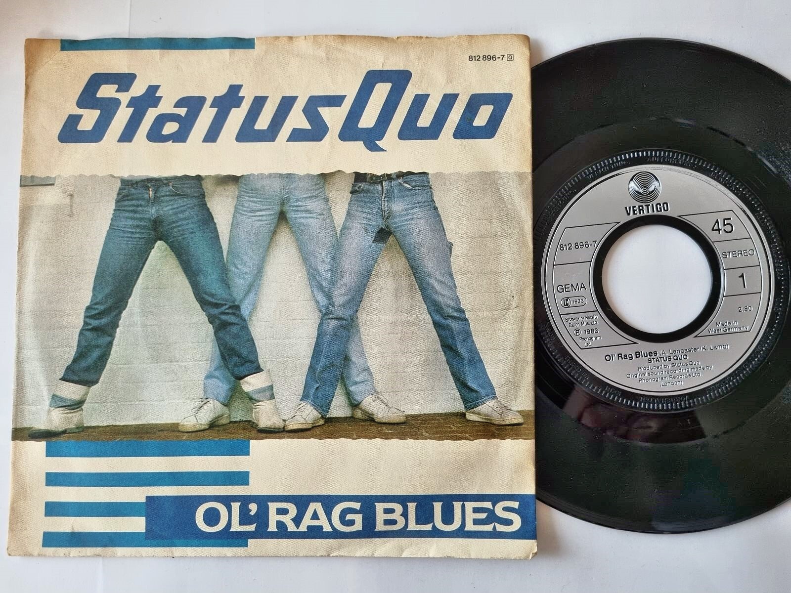 Status Quo - Ol' rag blues 7'' Vinyl Germany