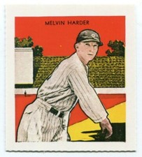 Dover reprint - 1933 Tattoo Orbit - Mel Harder Cleveland Indians