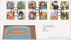 TALLENTS PMK GB ROYAL MAIL FDC 2014 CLASSIC CHILDREN'S TV STAMP SET