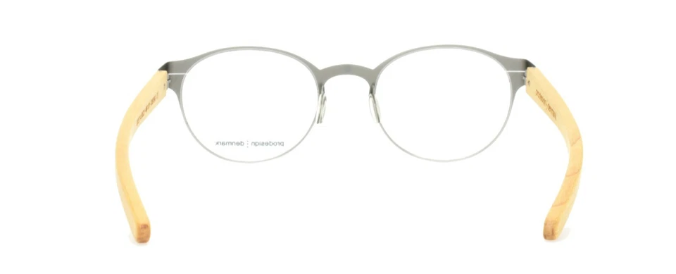 Prodesign Denmark Eyeglasses Natural genuine wood 6137 6521 49-21-135 BG WOODEN - Image 4 of 4