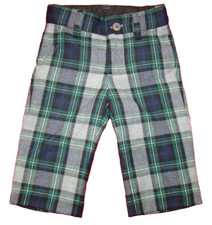 Janie Jack Baby Boys Size 3-6 Months Tartan Plaid Wool Lined Pants