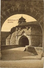 Old postcard AK Rothenburg- Spitaltor GERMANY (1075436)