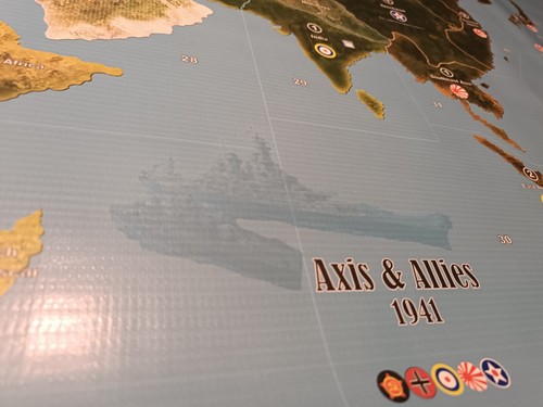 Axis & Allies 1941 DELUXE VINYL Full global map 100% WATERPROOF 28" x 52.73" - 第 15/15 張圖片