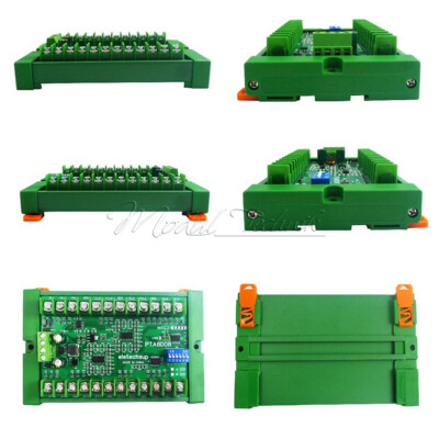 8 Channel DC 8-30V PT100 RTD RS485 temperature Sensor Module Board Modbus