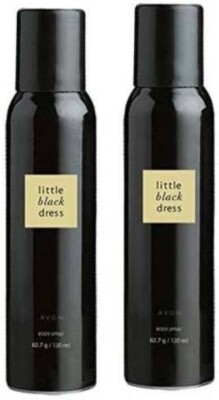 AVON Little Black Dress Body Spray -For Women 120ML SET OF 2 (240 ML) Body Spray
