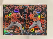 2024 Topps Update #US252 Blair Henley/Shawn Dubin Rookie Jack O'Lanterns Astros