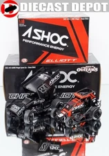 CHASE ELLIOTT ASHOC SPRINT AND MIDGET CAR COMBO DEAL 1/18 ACME NO COUPONS