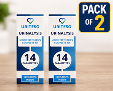 Uriteso 14 Parameter Urine Test Strips -100 strips - Exp 03/27  Pack of 2 