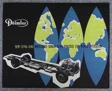 DAIMLER Single Deck Chassis Extra LWB Sales Brochure 1960s  World Operation BSE2