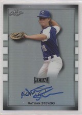 2018 Leaf Metal Perfect Game All-American Classic Nathan Stevens Auto 7eo