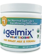 Gelmix Infant Thickener for Breast Milk  Formula 4.4 oz 125g MPN 00702