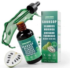 Soursop Pure Liquid Drops.10-in-1 Herbal Blend for Immune  Wellness Support