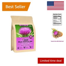 Milk Thistle Tea Bags - 40 Bags for Liver Wellness  Antioxidant Power