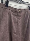 Asher Womens Brown Wool Knee Length Classic A-Line Skirt Size 14 — photo 3