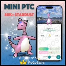 Pokémon PTC Go - Shiny Ampharos - Nagasaki GO Stamp Rally✨Special Background✨