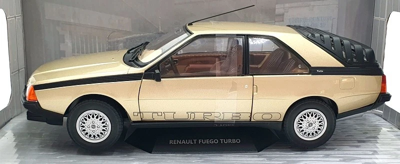 Solido escala 1/18 Diecast S1806403 Renault Fuego Turbo Sepia 1980 - Dorado Foto 3 de 4