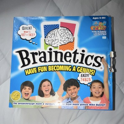 Brainetics Math & Memory Learning Kit Ages 9-99 DVDs Flashcards Manual 09111