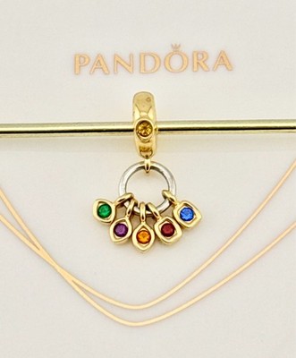 Neu Original Pandora x Marvel The Avengers Infinity Steine Dangle Charm 760774C01
