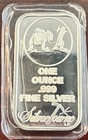 One Ounce SilverTowne Prospector Mule 1 oz .999 Fine Silver Bar Uncirculated