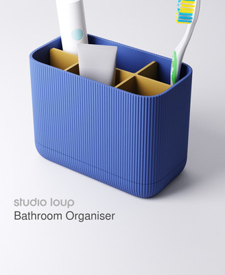 Zahnbürstenhalter Badorganizer Badaccessoire Badezimmer Waschbecken 30 Farben