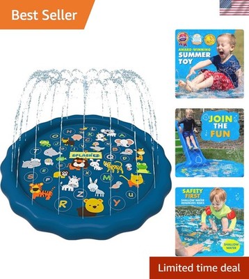 Splash Safely: 3-in-1 Learning Splash Pad for Kids   60