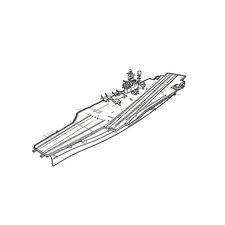 SSMODEL SSC700169S 1/700 USS Kitty Hawk CV-66 Carrier Full Hull
