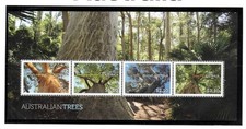 Australia Scott 4266-4269b  - Australian Trees MNH Souvenir Sheet.  cc34