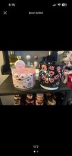 Bath and body 3 wick candle and candle holder